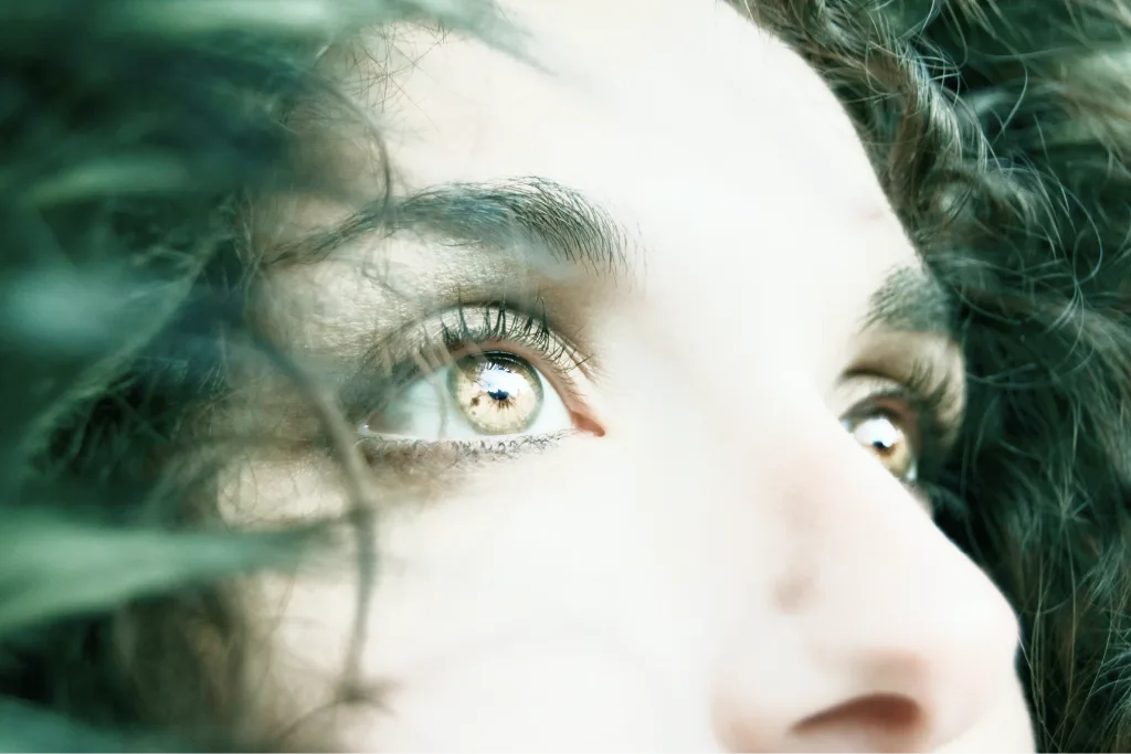 Primer plano de una mirada
