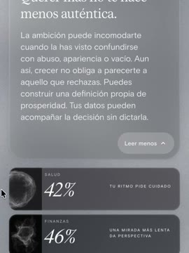 Lectura semanal personalizada de Orba